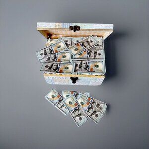 Vintage-Inspired Decorative Storage Box, Treasure Chest with Lock – Dream Patter